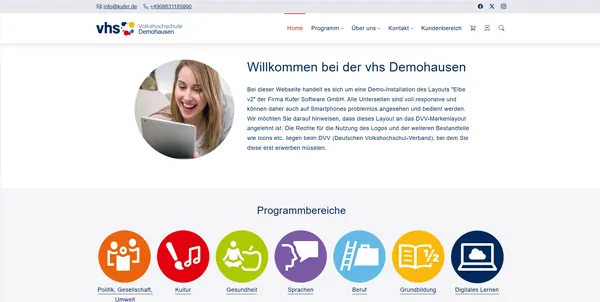 Vorschau des TYPO3-Layouts Elbe 2.0