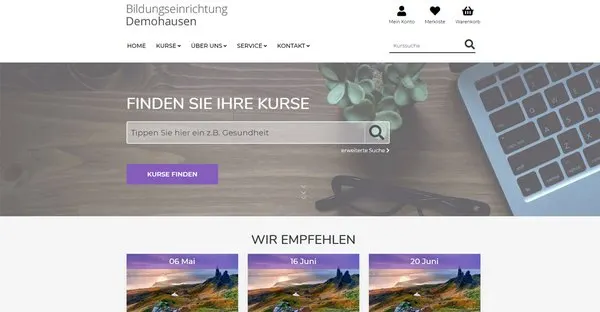 Vorschau des TYPO3-Layouts Lech